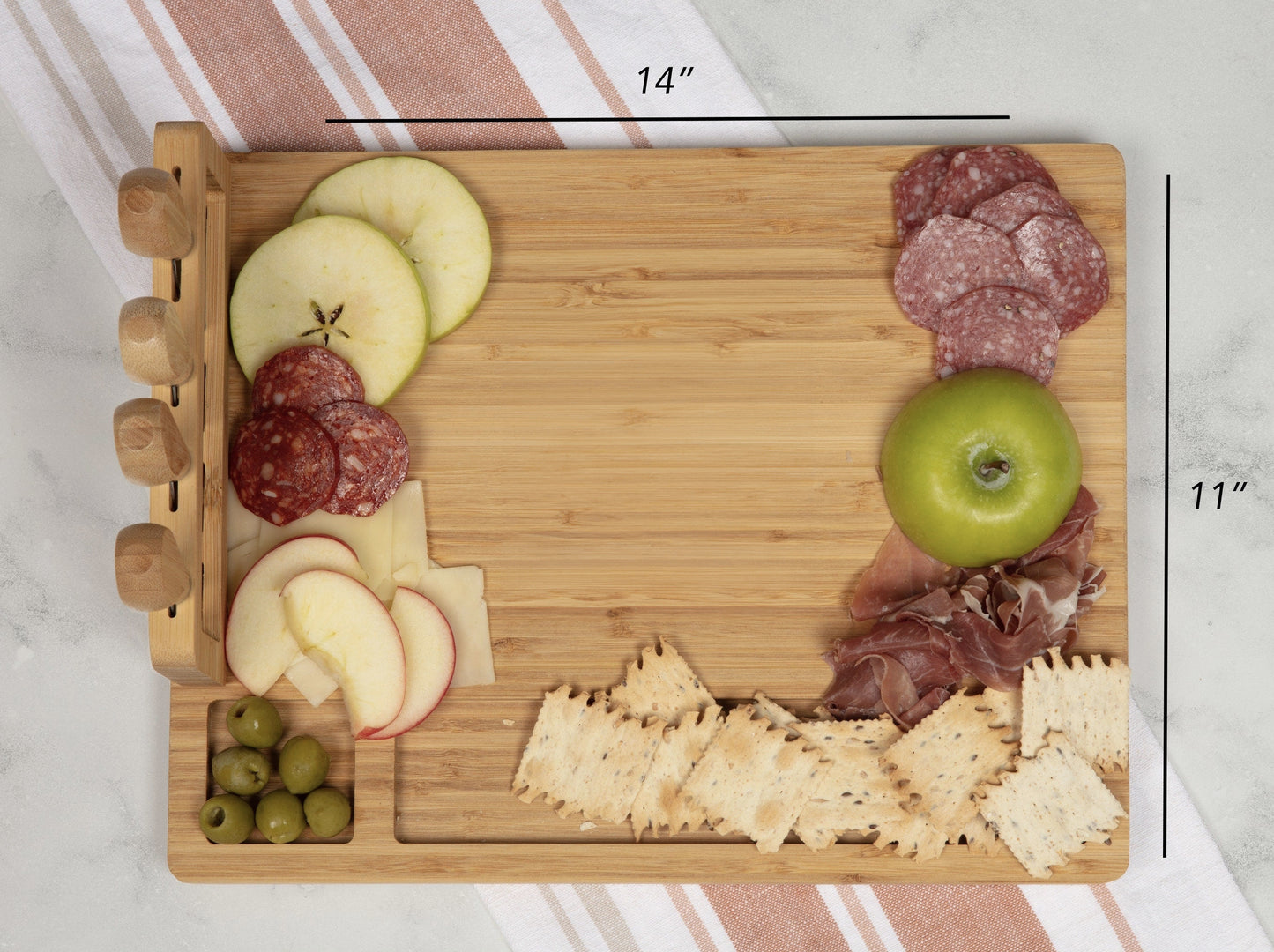 Bamboo Cheese Board: Box of 10