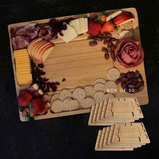 Bamboo Cheese Board: Box of 10