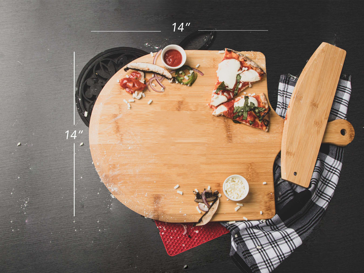 Bamboo Pizza Peel: Box of 10