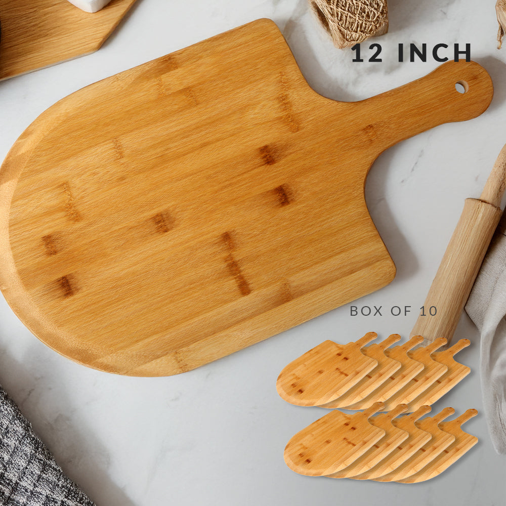 Bamboo Pizza Peel: Box of 10